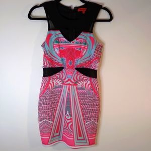WOW Couture Mesh cutout mini dress Size Small